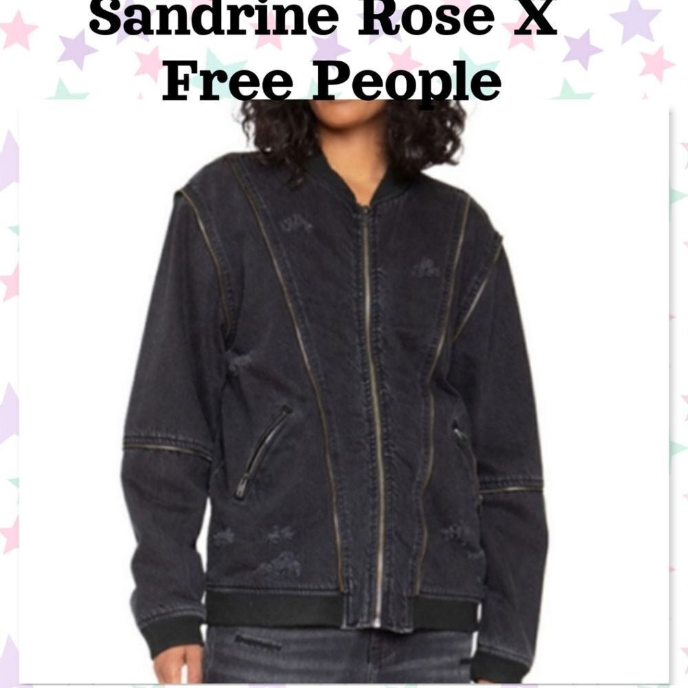 Sandrine Rose x Free People ZipperโBomber Jacket